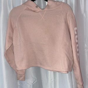 cropped sweatshirt